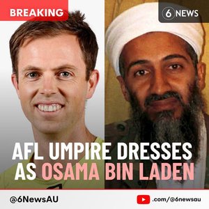 Fotbal australian: Un arbitru a fost suspendat după ce s-a deghizat Osama Bin Laden