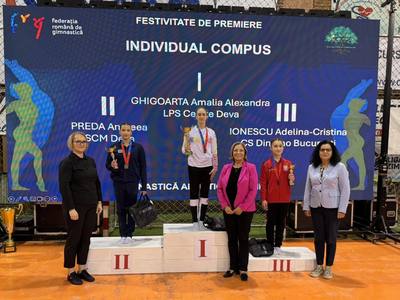 Gimnastică artistică: Amalia Ghigoarţă şi Rafael Szabo, campioni naţionali la individual-compus