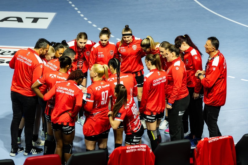 Handbal feminin: Gloria Bistriţa, eşec în returul cu Nykobing, ultima clasată în grupa A a Ligii Campionilor