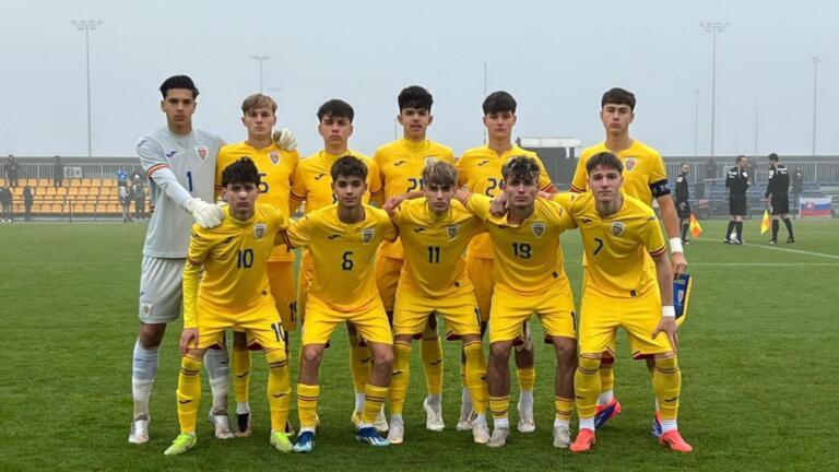 Tricolorii U16 au încheiat stagiul de pregătire din Slovacia cu două remize