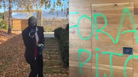 Activiştii au vandalizat o casă aparţinând lui Gerard Pique din Catalonia. Care este motivul - VIDEO