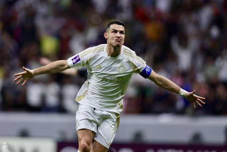 Cristiano Ronaldo a marcat de două ori în Liga Campionilor Asiei. El a ajuns la 913 goluri în carieră - VIDEO