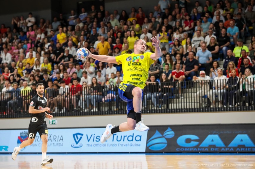 Handbal masculin: Potaissa Turda învinge Olympiacos, dar ratează optimile European Cup la un singur gol