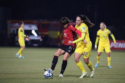 Naţionala feminină de fotbal, înfrângere în faţa Albaniei în ultimul meci al anului