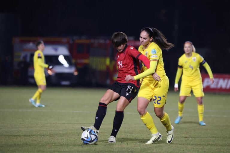 Naţionala feminină de fotbal, înfrângere în faţa Albaniei în ultimul meci al anului