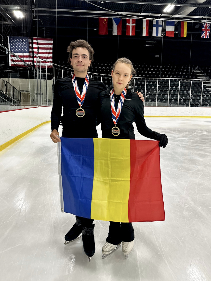 Patinaj artistic: Echipă reprezentând România la dans pe gheaţă, în premieră la EduSport Trophy ediţia a VII-a