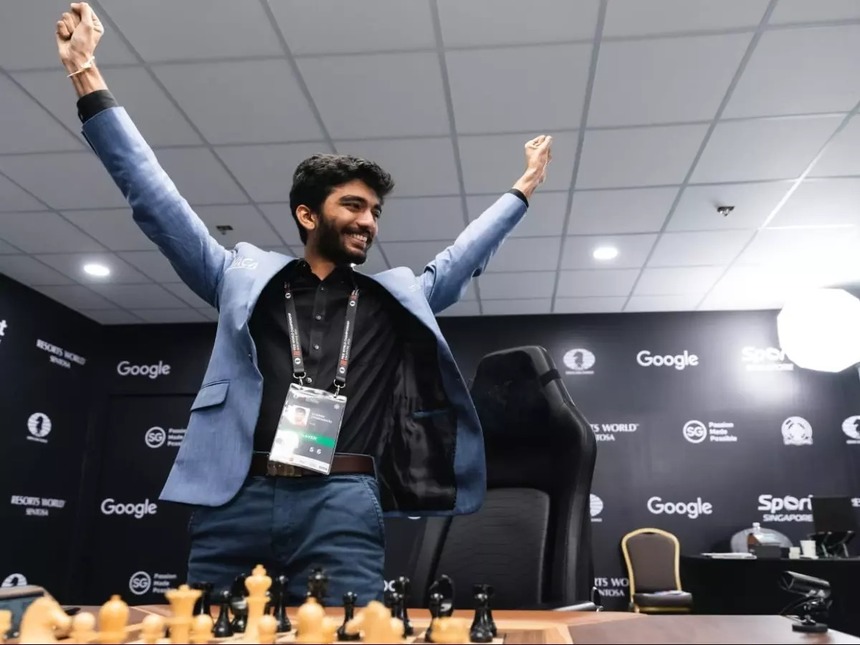 Indianul Gukesh, care a devenit cel mai tânăr campion mondial din istorie, a jucat în vară la Bucureşti, la Superbet Chess Classic Romania
