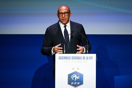 Philippe Diallo a fost reales preşedinte al Federaţiei Franceze de Fotbal