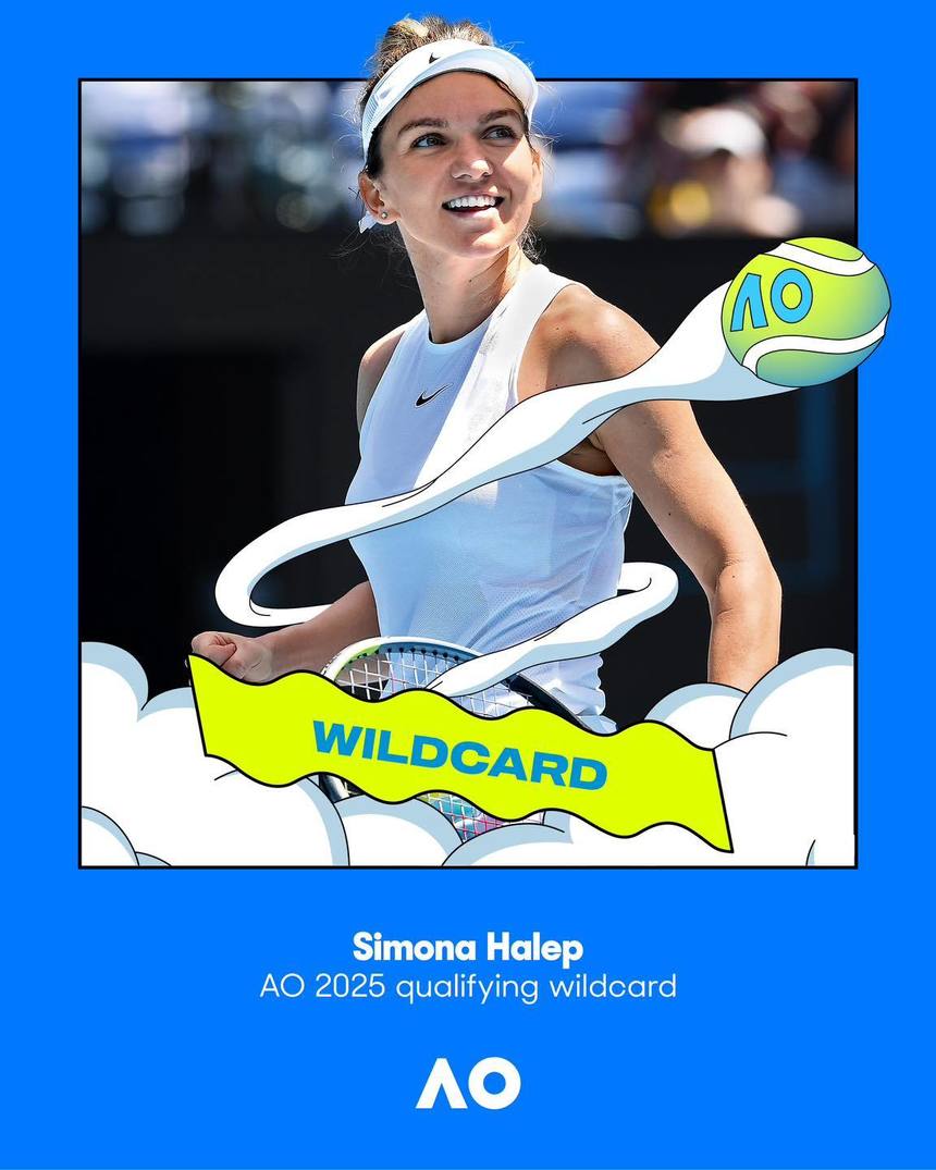 UPDATE - Simona Halep a primit un wild card pentru calificările de la Australian Open