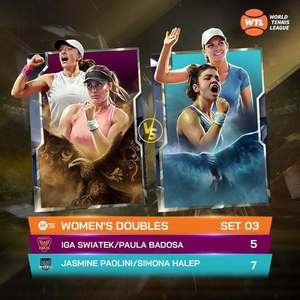 Simona Halep şi Jasmine Paolini le-au învins pe Iga Swiatek şi Paola Badosa, la World Tennis League de la Abu Dhabi