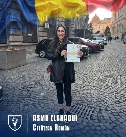 Handbal feminin: Asma Elghaoiu, de la SCM Râmnicu Vâlcea, a primit cetăţenia română