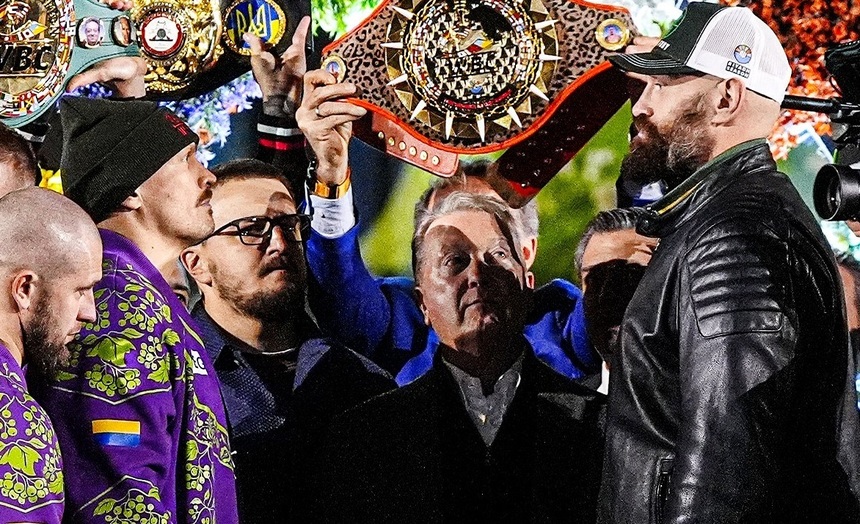 Box: Fury, cu 25 de kilograme mai greu faţă de Usyk înainte de meciul lor revanşă