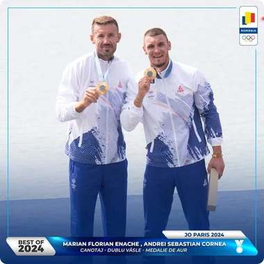 RETROSPECTIVĂ 2024: Canotajul care nu dezamăgeşte - de la “zeii apelor în proba de dublu vâsle masculin“ la fetele care fac “barca să zboare“