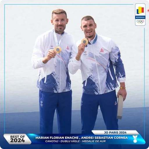 RETROSPECTIVĂ 2024: Canotajul care nu dezamăgeşte - de la “zeii apelor în proba de dublu vâsle masculin“ la fetele care fac “barca să zboare“