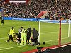 Portarul echipei West Ham, Lukasz Fabianski, a fost scos pe targă după o accidentare suferită la meciul cu Southampton