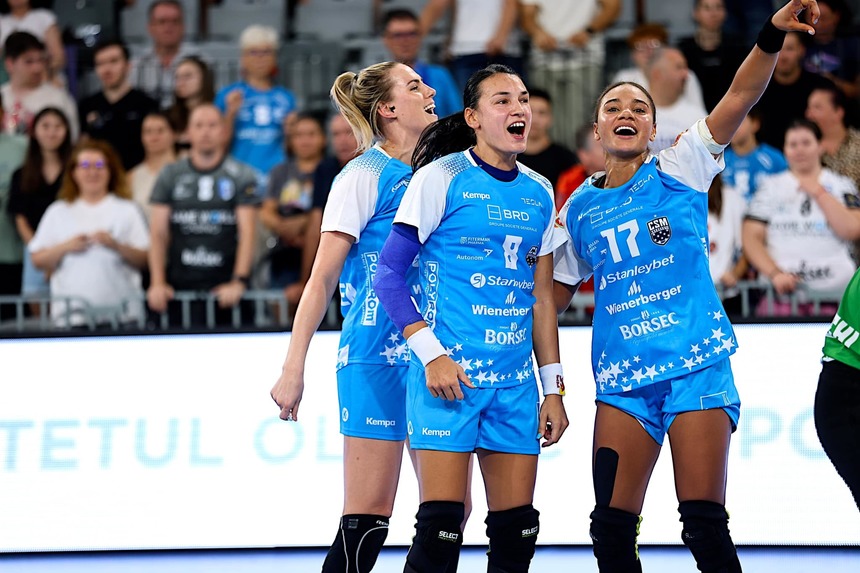 Handbal feminin: Campioana CSM Bucureşti, victorie cu Dunărea Brăila în ultimul meci din 2024