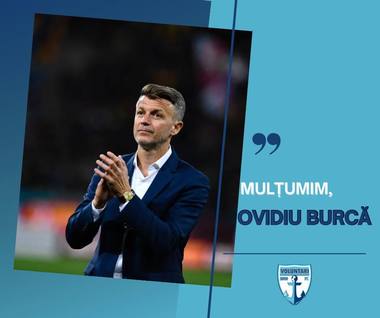 FC Voluntari s-a despărţit de antrenorul Ovidiu Burcă