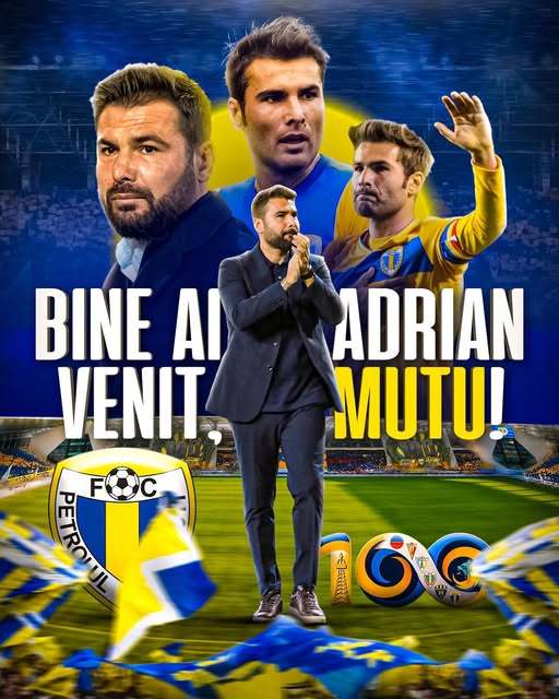 Superliga: Adrian Mutu este noul antrenor al echipei Petrolul Ploieşti