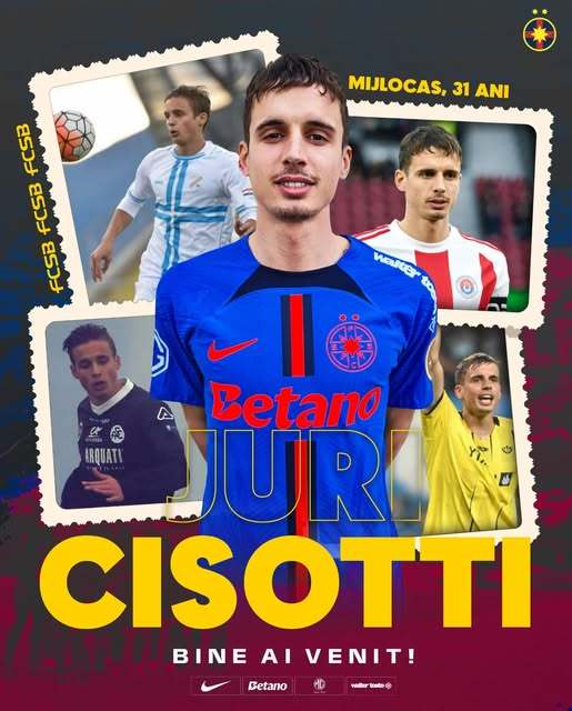 FCSB l-a transferat pe Juri Cisotti, de la Oţelul Galaţi