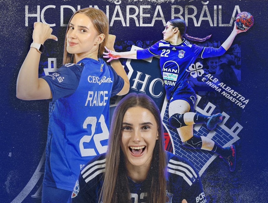 Handbal feminin: Beatrice Raicea, încă două sezoane la Dunărea Brăila