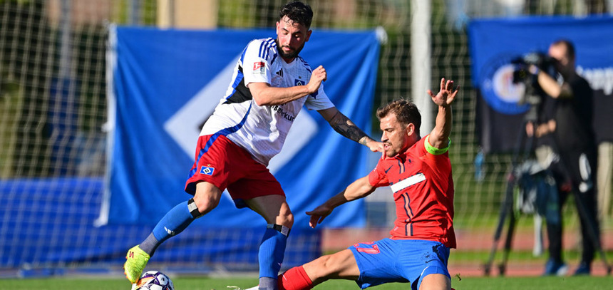 FCSB a câştigat primul amical al anului, 2-1 cu Hamburger SV, dar Darius Olaru s-a accidentat