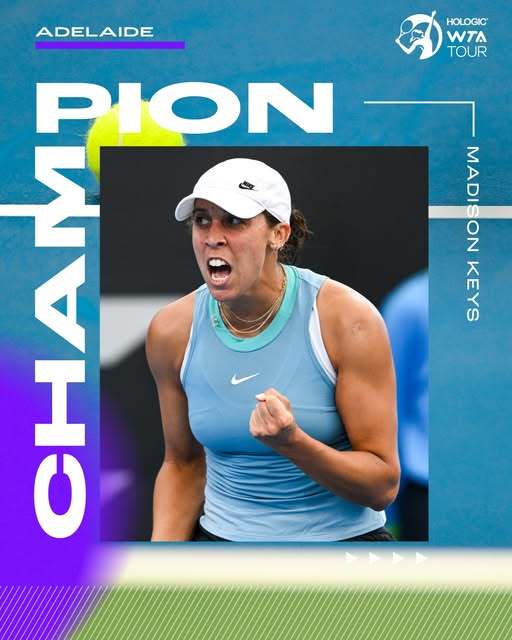 Madison Keys a învins-o pe Jessica Pegula în trei seturi şi a câştigat turneul de la Adelaide