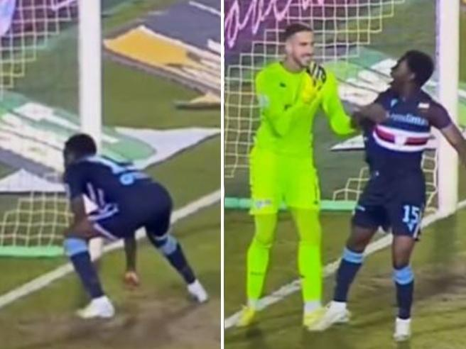 Italia: Un jucător de la Sampdoria a răspuns la scandările rasiste imitând o maimuţă. El a primit un cartonaş galben - VIDEO