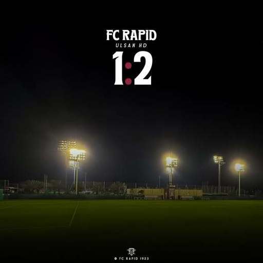 Rapid a pierdut meciul amical cu Ulsan, scor 1-2, disputat în Dubai