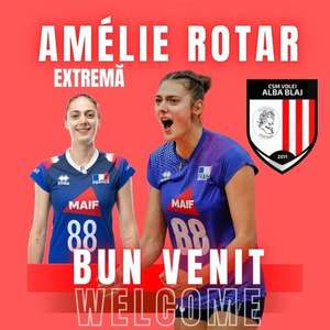 Volei feminin: Jucătoare din naţionala Franţei de origine română, transferată de Volei Alba Blaj