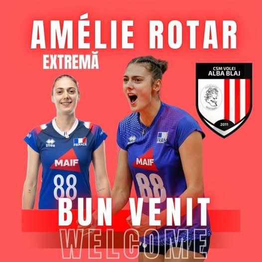 Volei feminin: Jucătoare din naţionala Franţei de origine română, transferată de Volei Alba Blaj