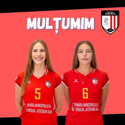 Volei feminin: Volei Alba Blaj s-a despărţit de jucătoarele Iman Isanović şi Marta Matejko