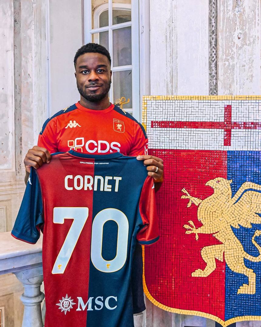 Ivorianul Maxwel Cornet, împrumutat de West Ham la Genoa