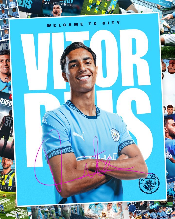 Manchester City l-a achiziţionat pe fundaşul brazilian de 19 ani Vitor Reis