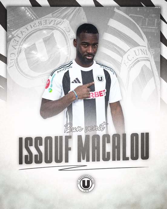 Superliga: FC Universitatea Cluj l-a transferat pe atacantul Issouf Macalou de la FC Sochaux