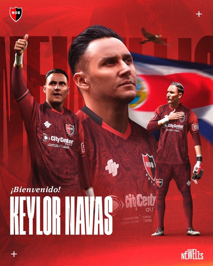 Keylor Navas va evolua pentru Newell's Old Boys. Costaricanul are 38 de ani