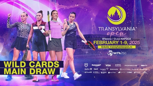 Wild Card-uri pentru jucătoarele române, la Transylvania Open WTA 250. Simona Halep, Ana Bogdan, Gabriela Ruse şi Jaqueline Cristian intră pe tabloul principal