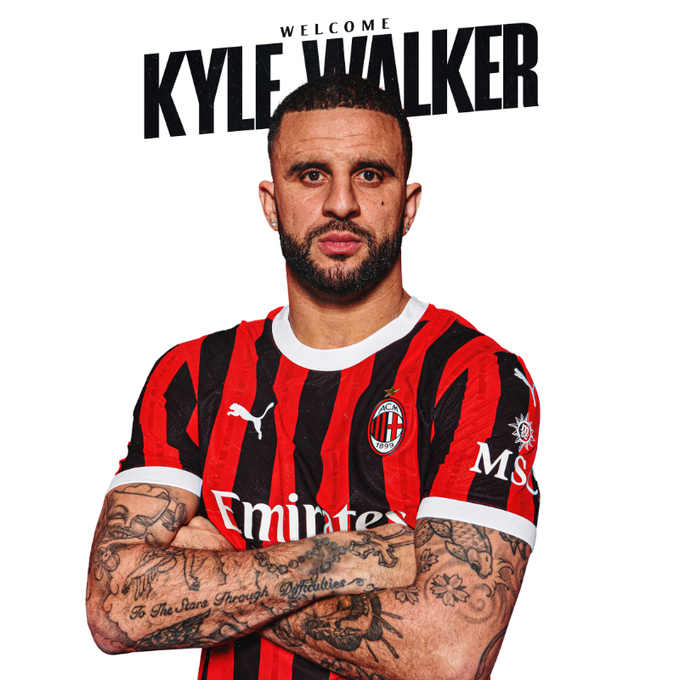 AC Milan a oficializat transferul fundaşului Kyle Walker, de la Manchester City