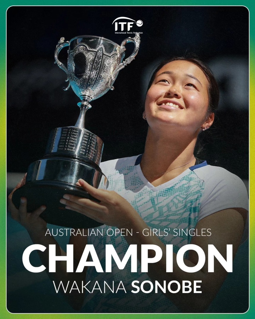 Wakana Sonobe, prima jucătoare japoneză care câştigă Australian Open la simplu junioare / La juniori s-a impus Henry Bernet, primul elveţian care reuşeşte acest lucru