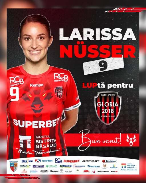 Handbal feminin: Larissa Nüsser, o nouă jucătoare de la Vipers, transferată de Gloria Bistriţa