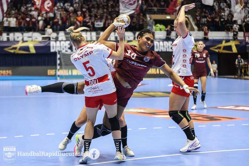 Handbal feminin: Rapid Bucureşti, a noua înfrângere  în grupa B a Ligii Campionilor