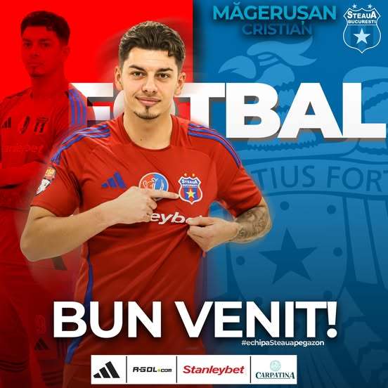 Liga 2: Steaua anunţă transferul atacantului Cristian Măgeruşan. Acesta a evoluat ultima oară în Irlanda