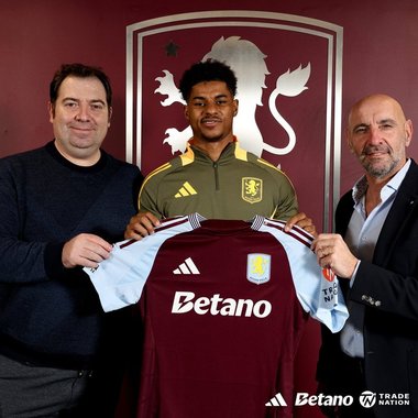 Atacantul Marcus Rashford a fost împrumutat de Manchester United la Aston Villa