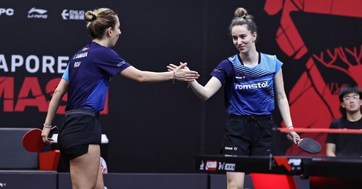 Tenis de masă: Prima medalie pentru România la Singapore Smash 2025 – Duel între românce în sferturi