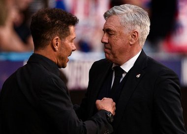 Carlo Ancelotti şi Diego Simeone, opinii diferite despre arbitrajul de la meciul dintre Real şi Atletico