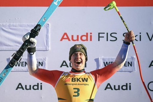 Schi alpin: La 23 de ani, elveţianul Franjo Von Allmen a devenit campion mondial la coborâre - VIDEO