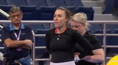 Gabriela Ruse a abandonat la Doha din cauza unor probleme la spate. Dacă s-ar fi calificat în turul doi, ar fi înfruntat-o pe Swiatek