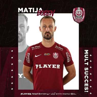 Superliga: CFR Cluj l-a împrumutat la fundaşul Matija Boben la Poli Iaşi
