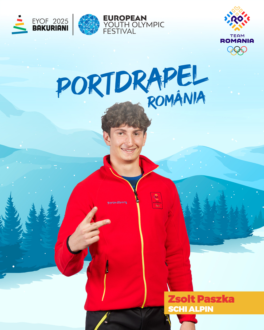 FOTE 2025: Zsolt Paszka, portdrapelul României la ceremonia de închidere