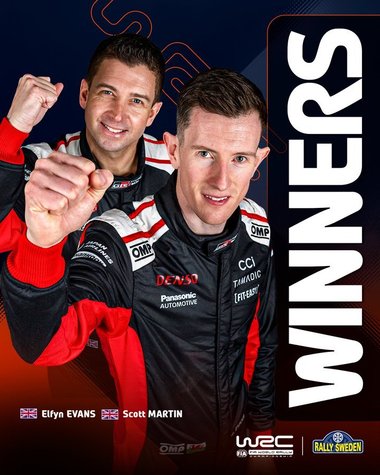 Galezul Elfyn Evans a câştigat Raliul Suediei