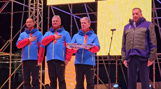 S-a încheiat FOTE Bakuriani 2025. România a preluat oficial steagul olimpic european pentru organizarea FOTE 2027 - VIDEO